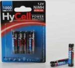 HyCell 5030662 AAA NiMh 4x1000mAh