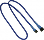 Nanoxia Kabel 3-Pin Verl&auml;ngerung, 60 cm, blue