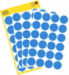 Adhesive label AVERY Zweckform Q18mm blue 96pcs (3005)