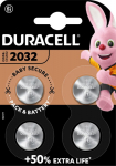 Duracell Battery button cell CR2032 3.0V Lithium 4St