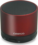 Omega juhtmevaba k&otilde;lar Bluetooth V3.0 Alu 3in1 OG47R, punane (42646)