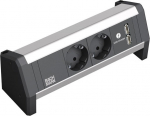 Bachmann DESK 1 - Steckdosenleiste - Eingabe, Eingang GST18 - output terminals: 2 (2 x Spannung)