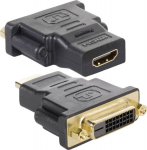 Techly HDMI Jack on DVI-D 24+1 dual link Buchse