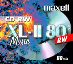 Maxell CD-RW 80 Maxell Audio, JewelCase, 1 piece