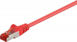 MicroConnect S/FTP CAT6 25m Red LSZH, PiMF (Pairs in metal foil)