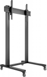 Multibrackets M Public Display Stand 210 Dual Pillar Floorbase Silver | Fast 2100mm | VESA 200x200-1200x600 | Max 125kg | Svart
