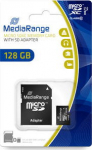 MediaRange SD MicroSD Card 128GB UHS-1 Cl.10 with. Adapter