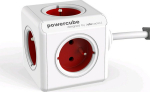 allocacoc Listwa zasilająca PowerCube Extended 3m 2304/FREXPC Red
