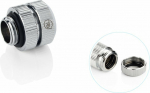 Bitspower Touchaqua Link Adapter Female G1/4 Zoll AG adjustable on link tube 16-22mm - 2er-Pack, silber