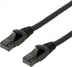 DELTACO | High Flex | Cat 6 | U/UTP | Low smoke/halogen | Flexibel | Svart | 2m