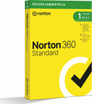 NortonLifeLock Norton 360 Standard on 1 device on 12 miesięcy (21408666)