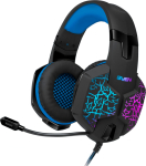Gaming headphones with microphone SVEN AP-U980MV black-blue (USB, LED, 7.1)