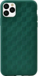Devia Woven2 Pattern Design Soft Case iPhone 11 Pro green