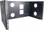 Inter-Tech mounting kit (vertical) - suitable for Wandmontage - RAL 9005 - 6U - 48.3 cm (19")
