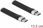 DELOCK USB 3.2Gen2 FPC Flachbandkabel USB Typ-C > C 13.5cm