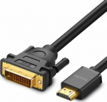 Cable HDMI-DVI (24+1) 3m Bi-directional (1080P@60Hz) black HD106 UGREEN