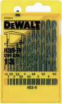 Metal Dewalt drill bit HSS walcowe 1.5 2 4.5 4 5.5 5 4.8 3 2.5 3.5 6 3.2 6.5mm zestaw (DT5912-QZ)