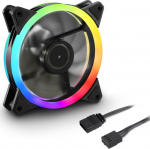 Sharkoon L&uuml;fter 120*120*25 SHARK Blades PWM RGB schwa
