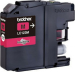 Brother LC123 (LC123M) Ink Cartridge, Magenta