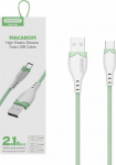 Cable USB Somostel USB-A - USB-C 1.2 m Green (28262)