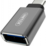 Adapter USB Unitek USB-A - USB-C Silver (Y-A025CGY)