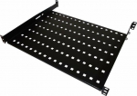 Alantec Fixed shelf 19'' 1U D. 350mm, czarna, 4 fixing points (SA-P-19-1U-350-4-C-02)