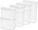 Groupe SEB EMSA OPTIMA - Food boxes set - wei&szlig;, durchsichtig