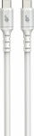 TB Kabel USB C - USB C 1 m. silicone white