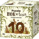 Nasza Księgarnia A year in the forest puzzle. We count animals
