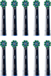 Oral-B Toothbrush heads black Pro CrossAction 10 pcs