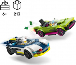 Lego Klocki City 60415 A police car chasing a muscle car