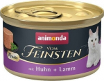 ANIMONDA Vom Feinsten Mousse Chicken and lamb - wet cat food - 85g