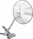 Wenko cosmetic mirror bathroom mirror Clip 27 x 15 cm silver steel