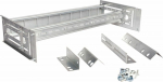 Equip 19" DIN rail module for server cabinets 3U RAL7035
