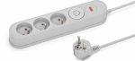 Montis surge protector power strip 3 jack 3 m szara (MT137-3)