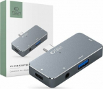 HUB USB Tech-Protect Adapter Tech-Protect V6 hub 4w1 Grey
