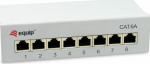 Equip Patchpanel 8xRJ45 Cat6a Desktop 500MHz RAL7035