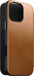 Nomad Leather Folio, english Tan-C - iPhone 16 Pro Max