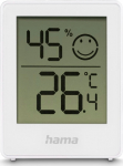 Hama 00222233, Wei&szlig;, Indoor hygrometer, Indoor Thermometer, Hygrometer, Thermometer, Hygrometer, Thermometer, Kunststoff, 10 - 99%