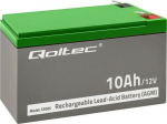 Qoltec Akumulator AGM | 12V | 10Ah | Maintenance-free | do UPS