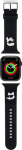 Karl Lagerfeld Karl and Choupette Head NFT Watch Strap for Apple Watch 38/40/41 / Black