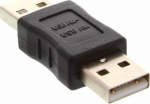 Adapter USB InLine USB - USB Czarny (33441)