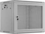 Lanberg Hanging rack installation cabinet 19 cali 9U 600x450 perforated doors (flat pack) szara