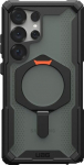 Kaitse&uuml;mbris Plasma XTE, Samsung Galaxy S25 Ultra, must/oranž, tugijalaga, Qi2/MagSafe &uuml;hilduv, Urban Armor Gear (UAG)