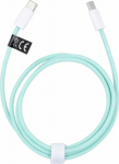 Kabel USB OEM USB-C - USB-C 1 m Zielony