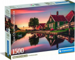 Clementoni Puzzle Compact Zaanse Schans 1500 element&oacute;w (31734)