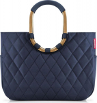 Reisenthel Loopshopper L rhombus midnight gold