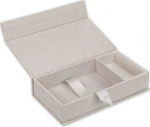 ZEP Box USB Lodi D 23x12.5x5 Leinen Box f&uuml;r Fotos/USB BY546D