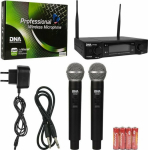 DNA Professional DVS2 - wireless microphone, 2 handheld transmitters + base unit (560&ndash;590 MHz)