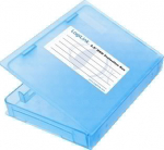 Logilink HDD Protection box for 1x 6.3cm (2.5") blue water